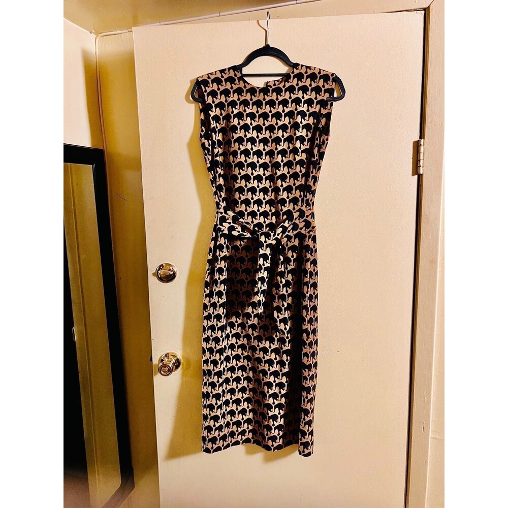 Carolyn Taylor elephant print dress